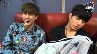 [BANGTAN BOMB] Sleeping Baby bothered with Jin - BTS (방탄소년단)