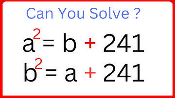 Nice Algebra Math Simplification  Find the Value of a & b