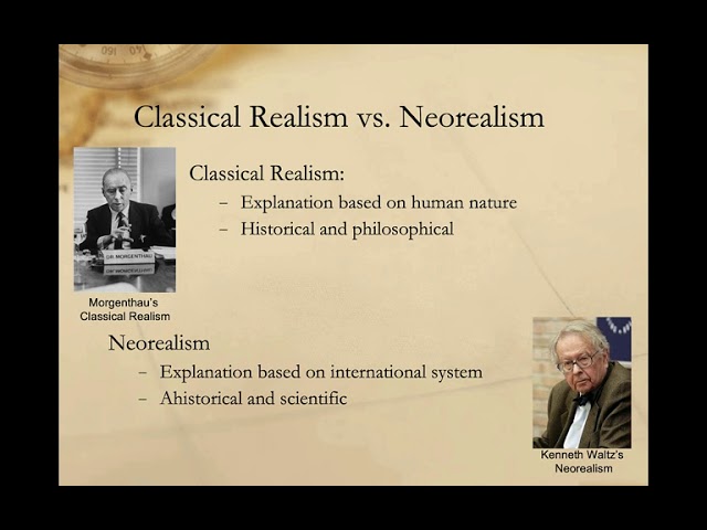 compare realism and liberalism