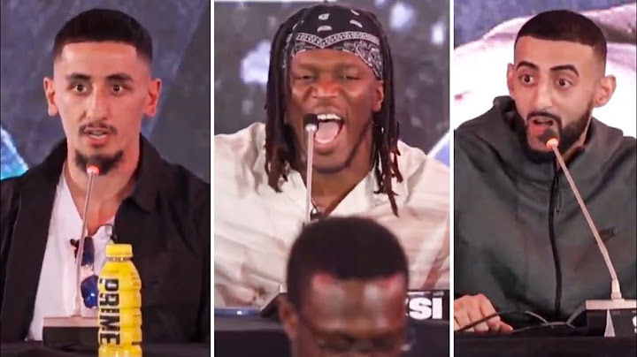 “KSI DESTROYED YOU IN SPARRING” SLIM VS GIB PRESS CONFERENCE…