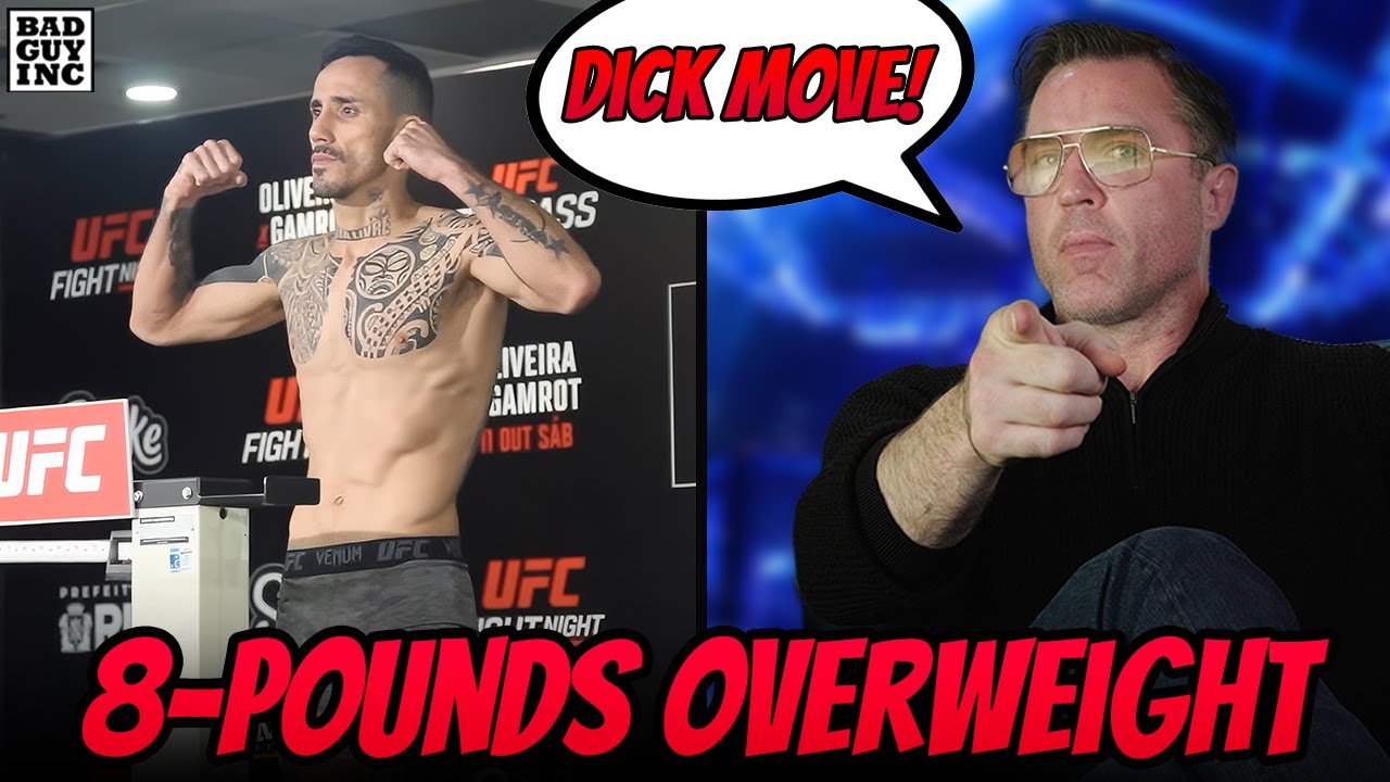 UFC Rio Drama: Fighter Misses Weight by a Staggering 8-Pounds