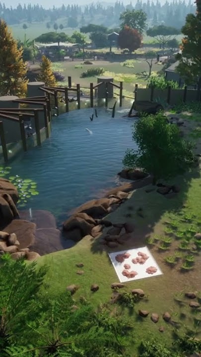 Planet Zoo Saltwater Croc Habitat Showcase! #planetzoo #crocodile - YouTube