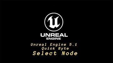 Unreal Engine 5 Quick Byte - Select Node #unrealengine #unrealengine5 #indie