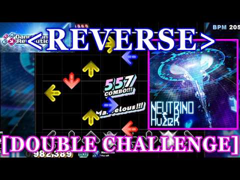 [REVERSE] 【DDR A】 Neutrino / HuΣeR [DOUBLE CHALLENGE] 譜面確認+Clap
