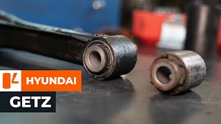 Cómo cambiar Soporte de la Barra Estabilizadora HYUNDAI GETZ (TB) - vídeo gratis en línea