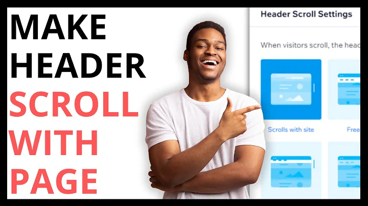 How to Make Header Scroll With Page in Wix [QUICK GUIDE]