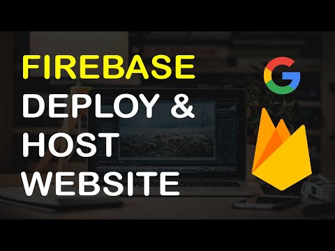 HOW TO HOST A WEBSITE IN FIREBASE