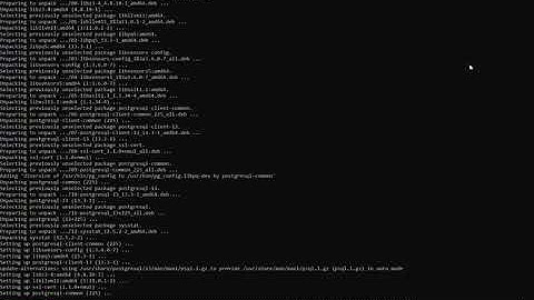 Installing postgresql on debian 11