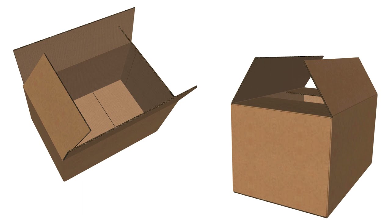 Corrugated Carton - Dieline - Download Easily