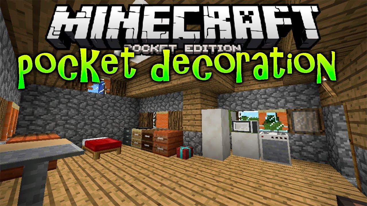  Minecraft  pe  14 1 furniture  mod download in description 