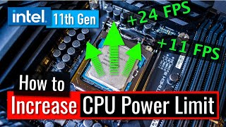 How To Increase Power Limit for Intel 11th Gen i5, i7, i9 [on B560, H570, H510, Z590]