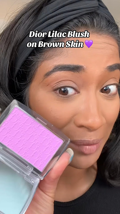 DIOR LAUNCHED A PURPLE LILAC BLUSH 🤨 Lets see if it’s #browngirlapproved ⁉️❌✅