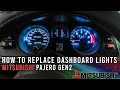 How to Replace Dashboard Lights: Mitsubishi Pajero / Montero / Shogun Gen2 - Ep.1