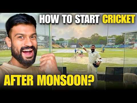 How to START CRICKET After MONSOON? 🌧️🏏| HOW to Start CRICKET After LONG TIME? | A-Z FULL ROADMAP 😍💯