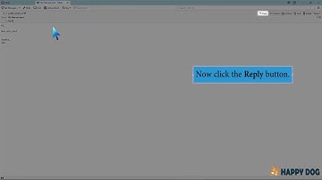 How to reply to email in Mozilla Thunderbird   Happy Dog Web Hosting