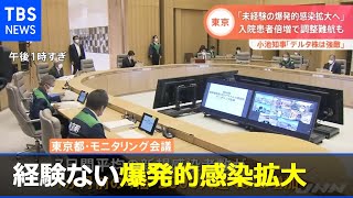 「経験無い爆発的感染拡大」都モニタリング会議で専門家が危機感【新型コロナ】