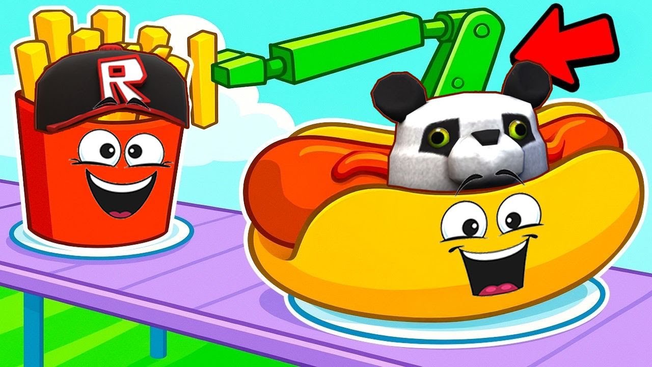 ROBLOX DÖNÜŞÜM FABRİKASI...? (Roblox'ta Yemeğe Dönüştük)