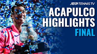 Rafa Nadal Powers Past Fritz to Complete Acapulco Hat-Trick | Acapulco 2020 Final Highlights