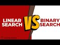 LINEAR vs BINARY SEARCH Difference EXPLAINED! (DSA Crash Course Series)