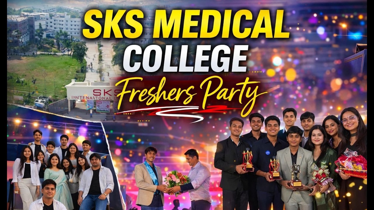 🎉 SKS Medical College BAMS Freshers Party 2026 | Vrindavan | BTS, Dance Performances & Crazy Fun! 🔥