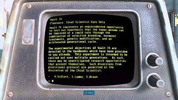 Fallout 4: The history of Vault 75