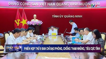 Phiên họp thứ 9 Ban Chỉ đạo phòng, chống tham nhũng, tiêu cực tỉnh