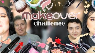 MAKEOVER CHALLENGE! FATHER AND SON GO GLAM!