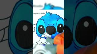 lilo and stitch cute coloring drawing #shorts #short #coloring #drawing #liloandstitch