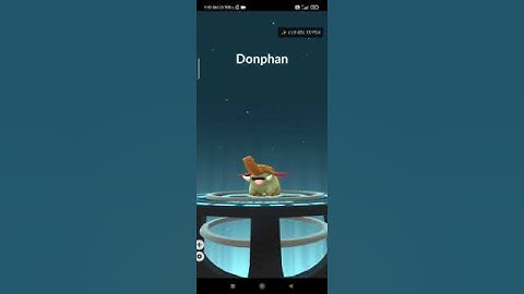 Evolution of shiny ✨ donphan in pokemon Go