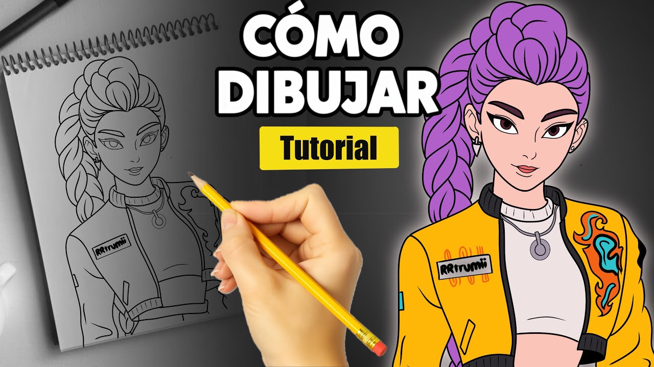 Cómo dibujar a RUMI de KPOP demon Hunters | Tutorial de dibujo - YouTube