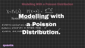 Modelling with the Poisson Distribution - Further Statistics (lesson 6)