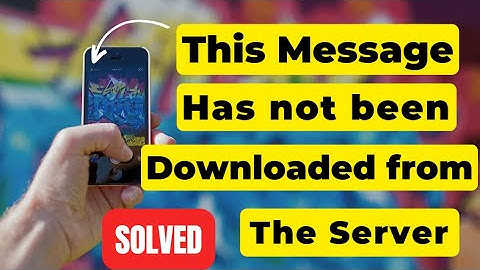 Dit bericht is niet gedownload van de server in de iPhone-mailapp