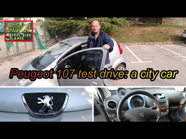 Peugeot 107 test drive: a city car 