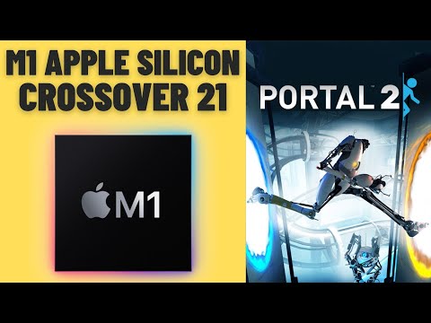 Portal 2 - CrossOver 21 Beta 2 - M1 Apple Silicon Mac, MacBook Air 2020