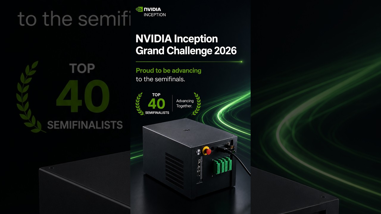 NVIDIA Inception Top 40 × WIM Robot Controller #NVIDIAInception #RobotController #shorts