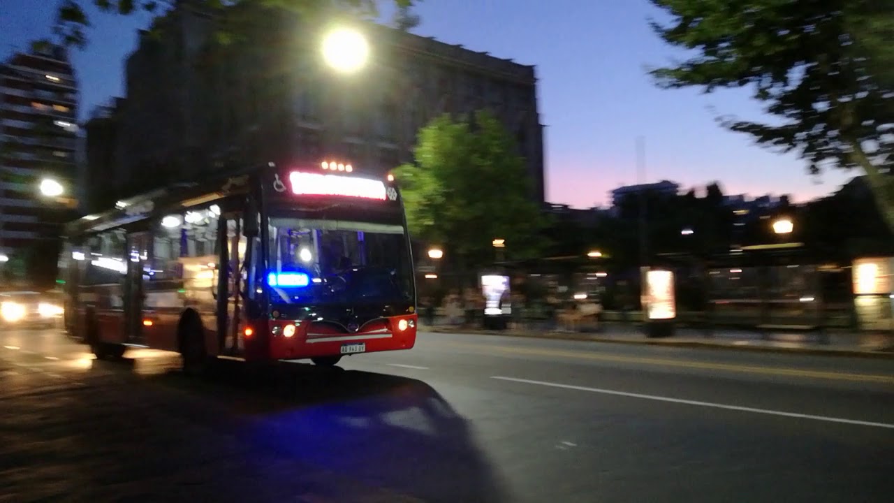 Línea 110 NUOVOBUS MENGHI en avenida Las Heras - YouTube