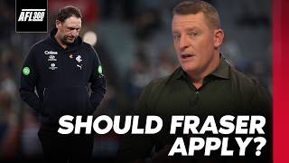 “It’s a tough one” 😳 Voss weighs in on Fraser’s full-time coaching call | AFL 360