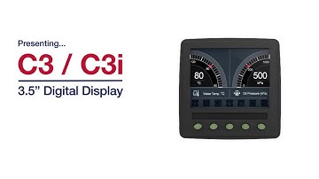 C3 C3i - 3.5" CAN bus Display with Colour LCD