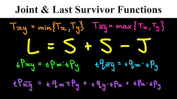 Joint & Last Survivor Functions (Contingencies: Actuarial Mathematics)