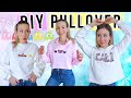 DIY PULLOVER 😍aus ALT wird NEU 👀VERLOSUNG! Pullover pimpen do it yourself - Cali Kessy