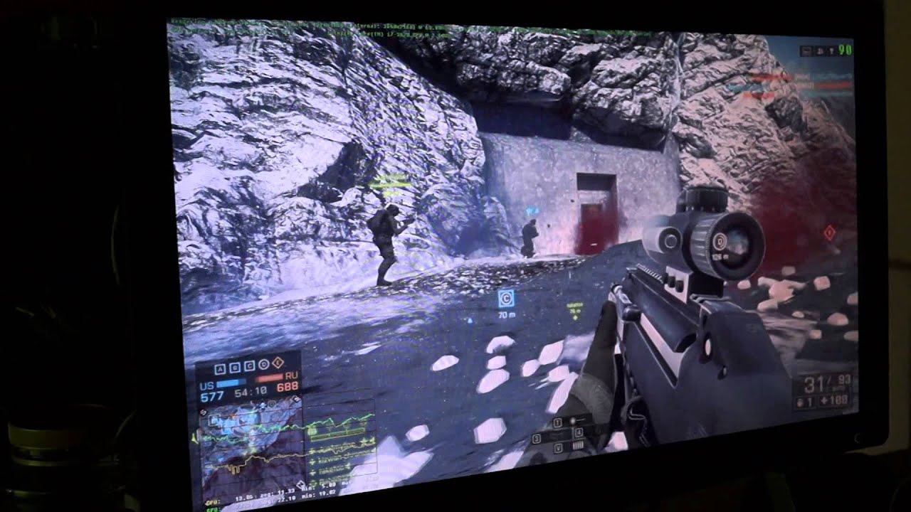 BF4 Mantle Ultra NO AA 4K resolution 2 x 290 Crossfire 1000/1300MHz