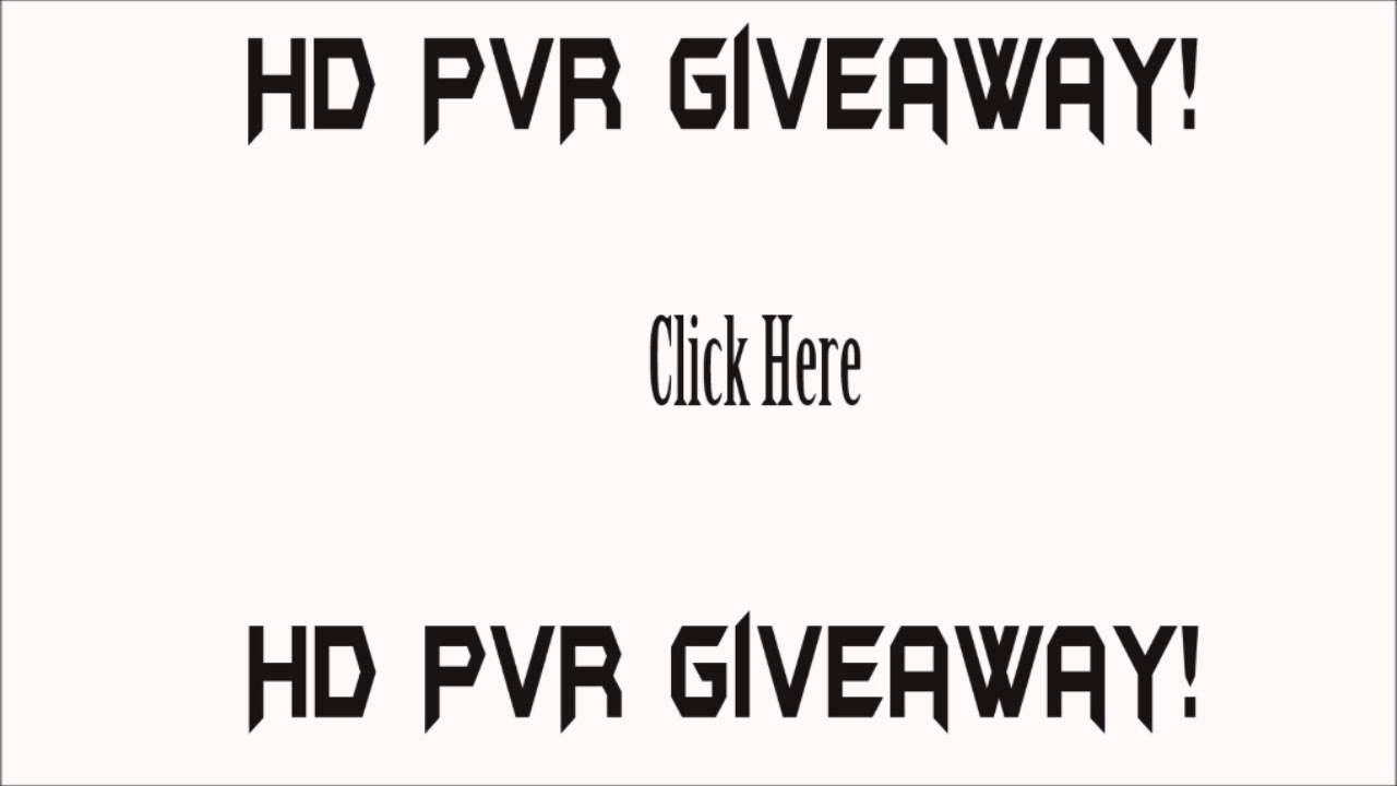 (2012) HD PVR GIVEAWAY #1