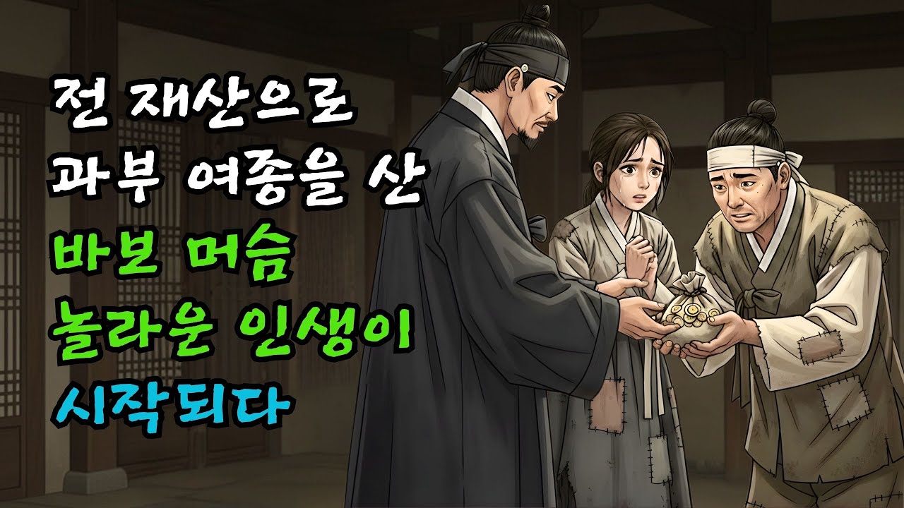 전 재산으로 과부 여종을 산 바보 머슴, 놀라운 인생이 시작되다 | 야담·만담·전설·옛날이야기·사연