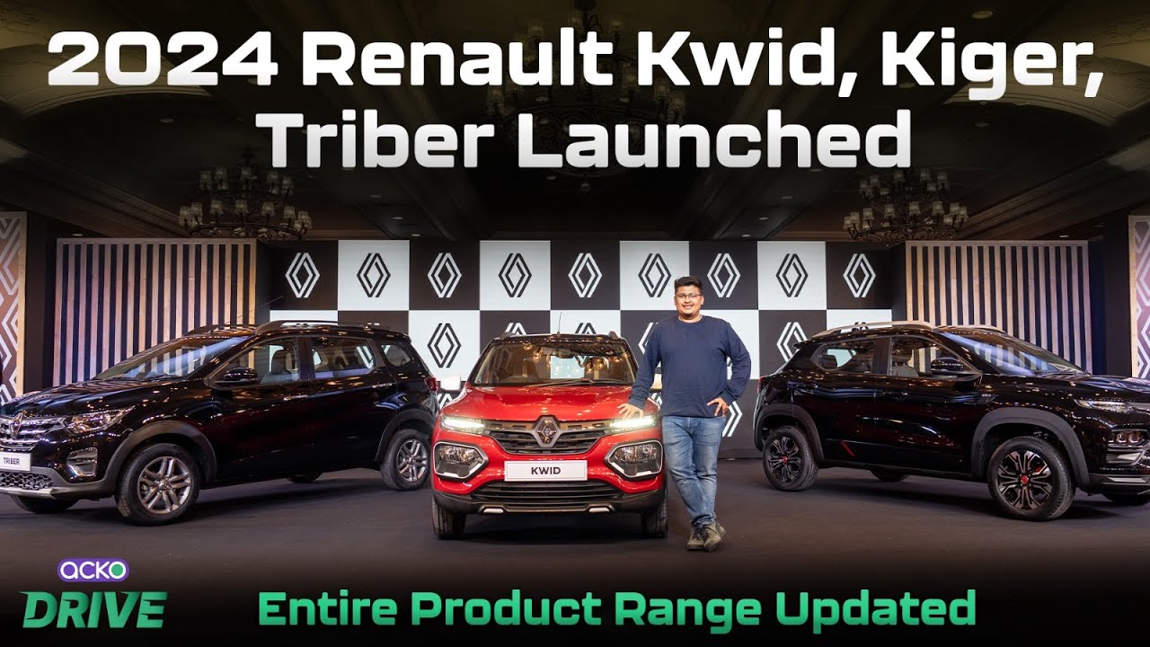2024 Renault Kwid, Kiger, Triber Launched