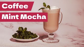 Trying the NEW  Mint Mocha Coffee