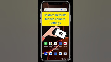 restore camera default settings #shorts #shortvideo