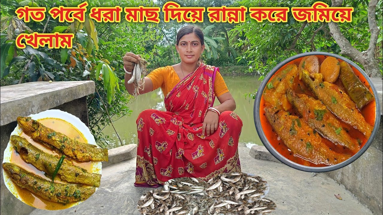 গত পর্বে ধরা মাছ দিয়ে আজ জমজমাট রান্না ও খাওয়া-দাওয়া ! Fish curry || Nandita Sundarban life