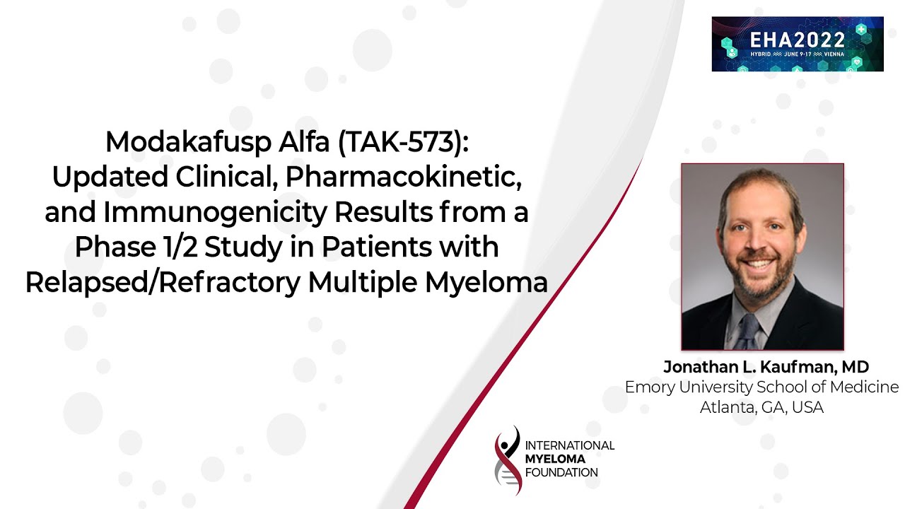 Updated Results on Modakafusp Alfa (TAK-573) Safety and Efficacy; Phase 1/2  Study of RRMM Patients