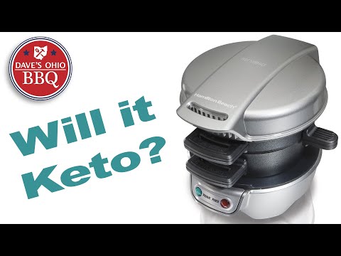 Hamilton Beach Breakfast Sandwich Maker – Unboxing, Review, Keto Breakfast Sandwich