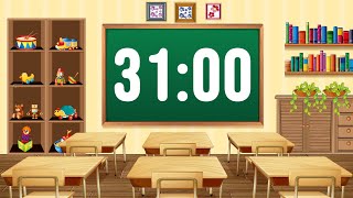 31 Minute Timer with Fun Playful Kids Music Instrumental Countdown